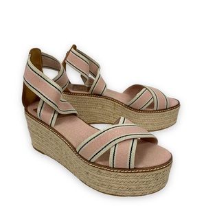 Tory Burch Frieda Blush Platform Espadrille
Sandals Size 9